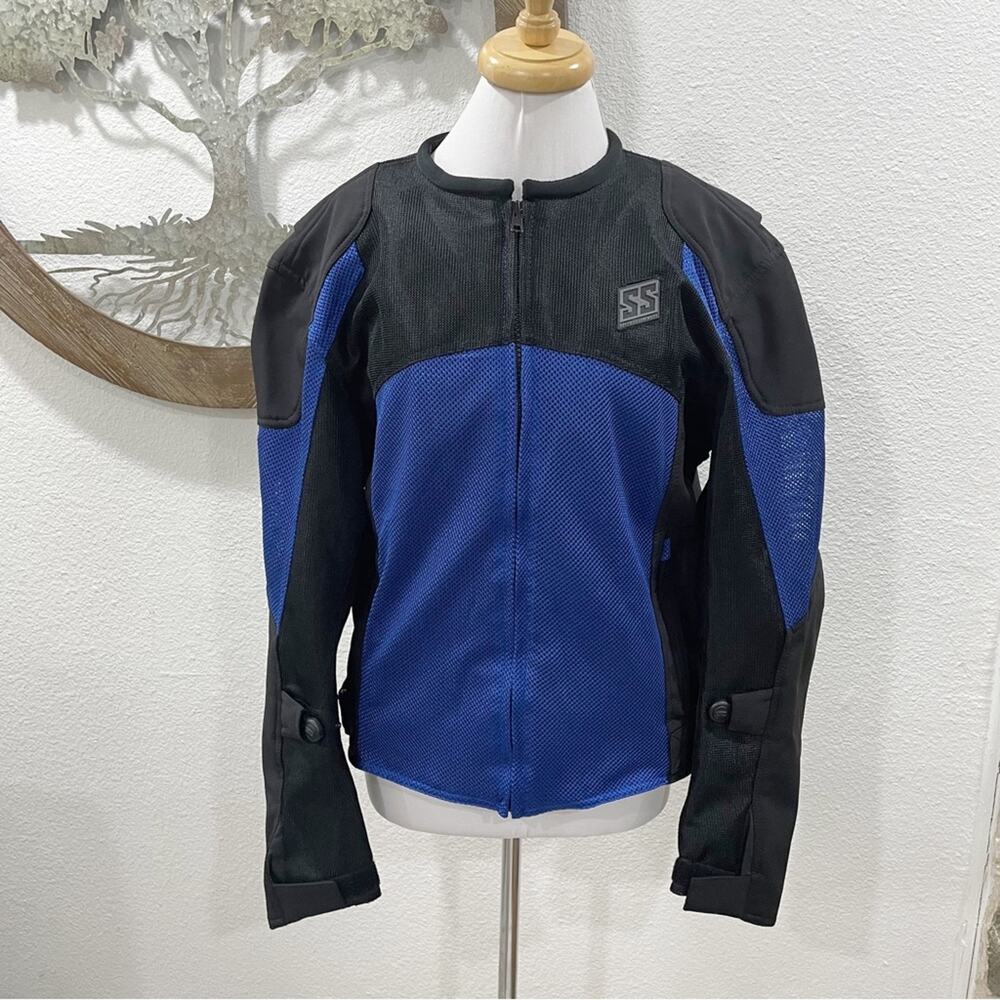 Speed and Strength Motorcycle Racing Jacket Vault Armor Compatible Black Large